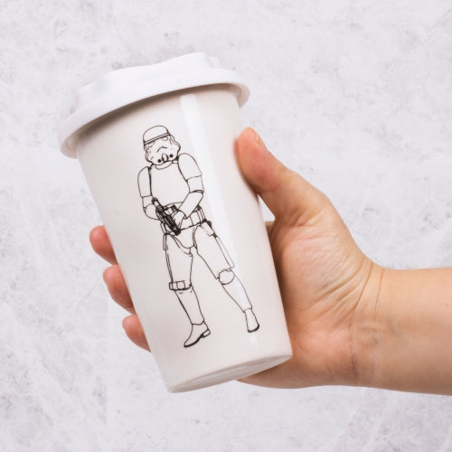 Original Stormtrooper Ceramic Travel Mug - White