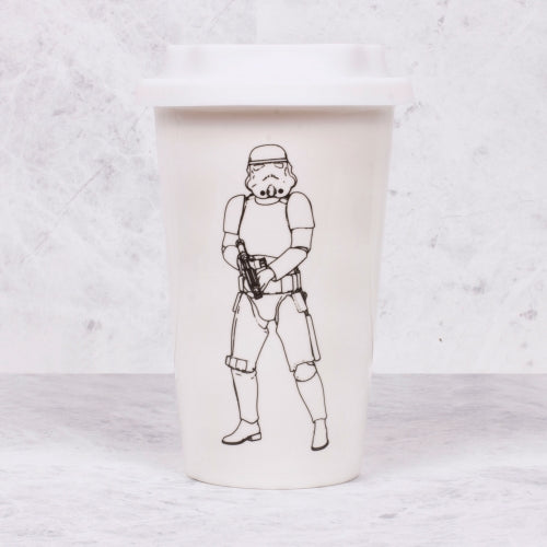 Original Stormtrooper Ceramic Travel Mug - White