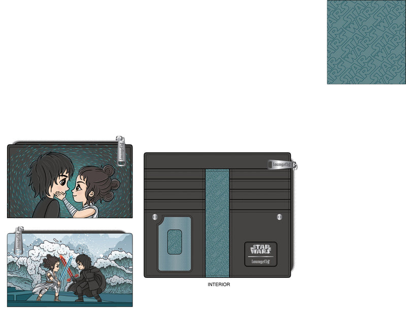 Star Wars - Kylo Ren & Rey Mixed Emotions Flap Purse