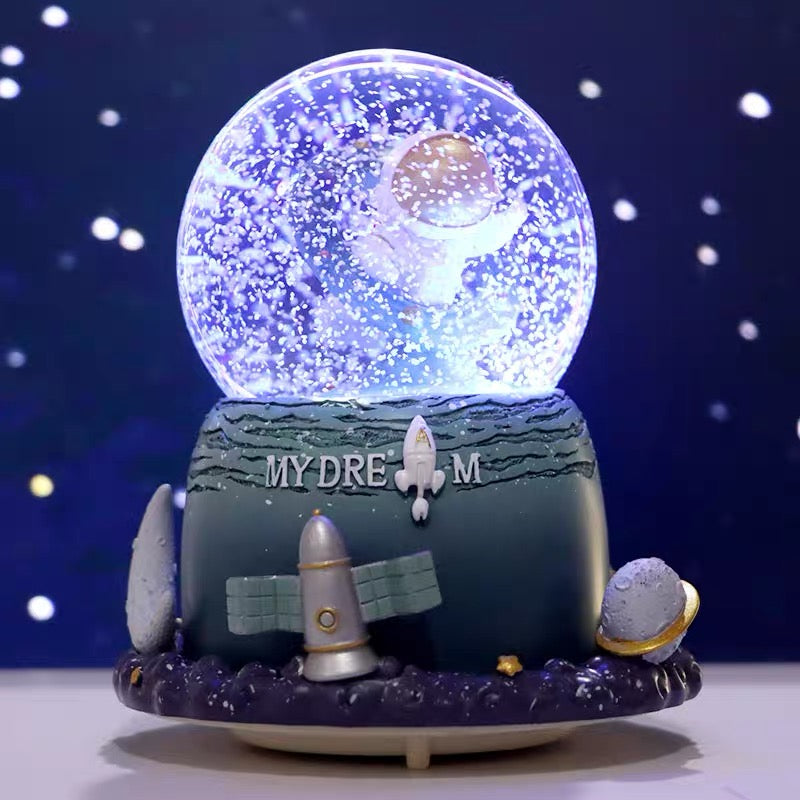 Astronaut “My Dream” Musical Snow Globe