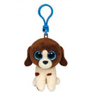Beanie Boo Clips - Muddles the Brown/White Dog