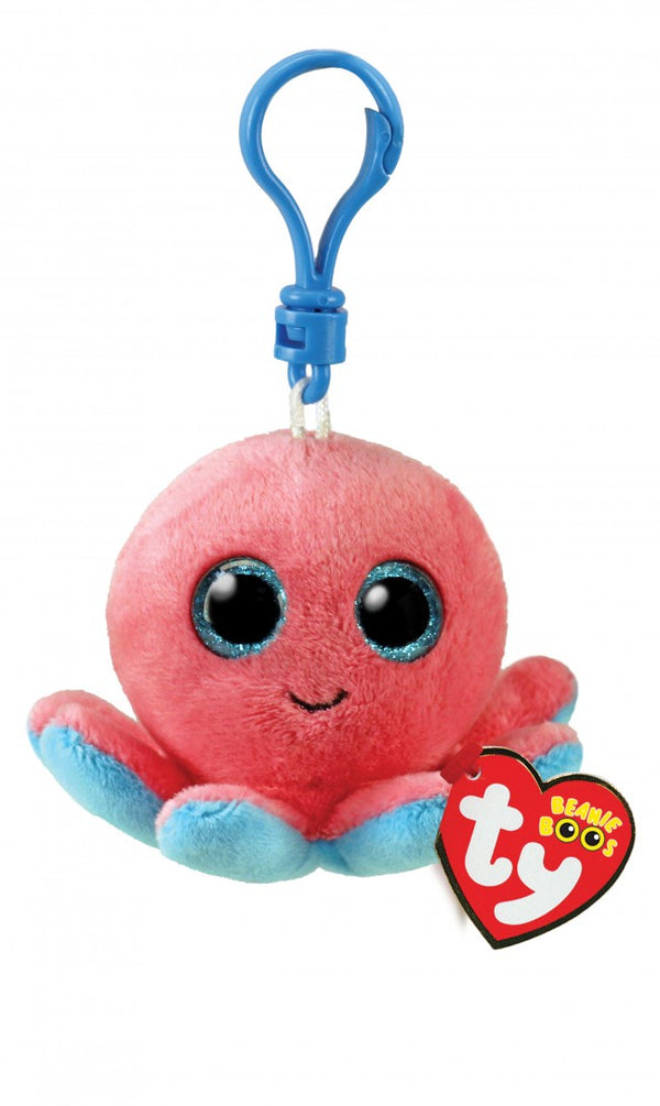Beanie Boos Clips - Sheldon the Coral Octopus