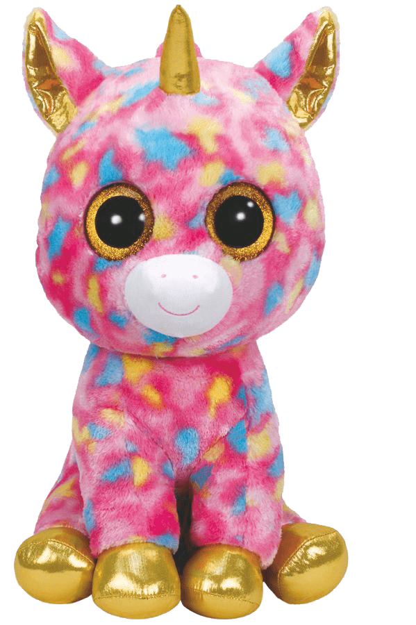 Beanie Boos Large - Fantasia the Multi-Coloured Unicorn