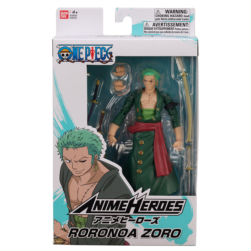 LIUSHUI One Piece Anime Heroes Figure Zoro PVC Indonesia