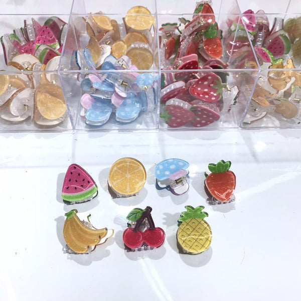 Baby Hair Clips (Fruits)
