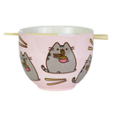Pusheen Ramen Bowl & Bamboo Chopsticks