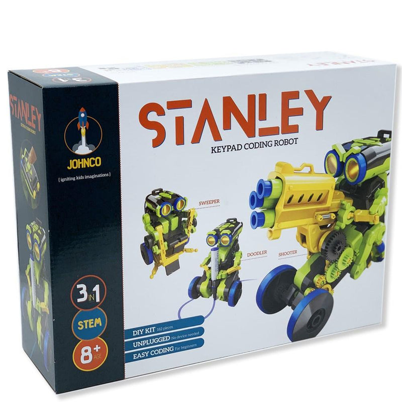Stanley: 3 in 1 Keypad Coding Robot