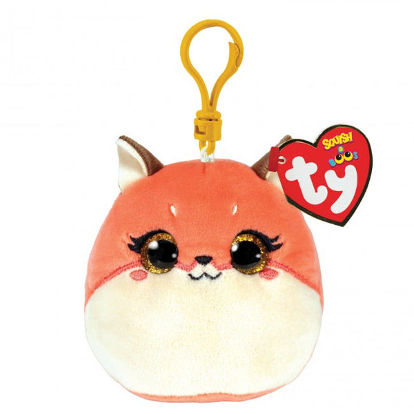 TY Mini Squish A Boo - Roxie the Fox Clip