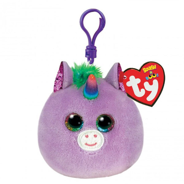 TY Mini Squish A Boo - Rosette the Unicorn Clip