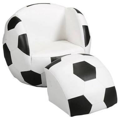 Kids Soccer Ball Chair with Ottoman (HLD/QY08)