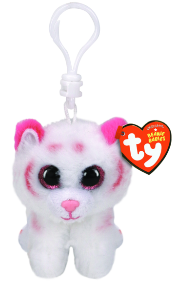 Beanie Boos Clips Tabor Pink/White Tiger