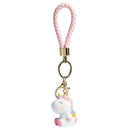Unicorn Vinyl Keychain with Bell Charm