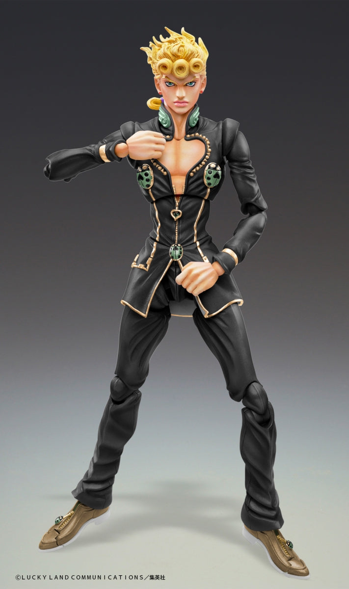 Jojo's Bizarre Adventure Part 5 - Golden Wind: Giorno Giovanna (Ver. Black) - Super Action Statue (Medicos)