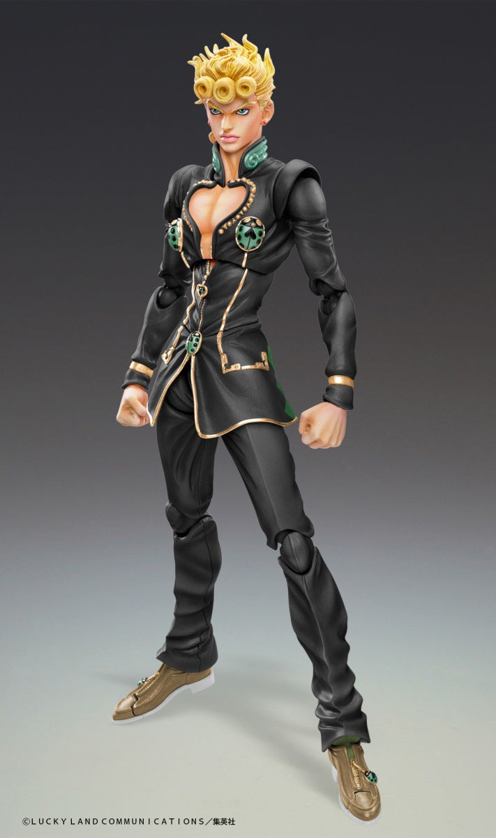 Jojo's Bizarre Adventure Part 5 - Golden Wind: Giorno Giovanna (Ver. Black) - Super Action Statue (Medicos)