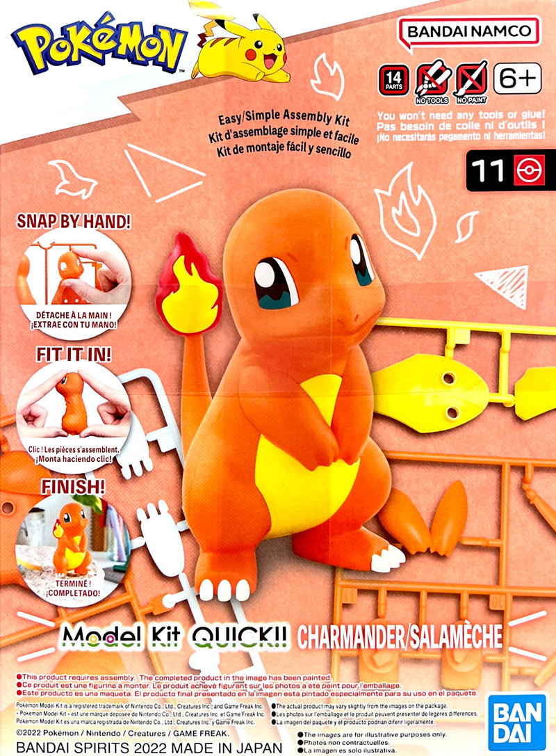 Pokémon - Pokemon Model Kit Quick!! 11 Charmander