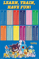 Pokemon - Poster - Times Tables