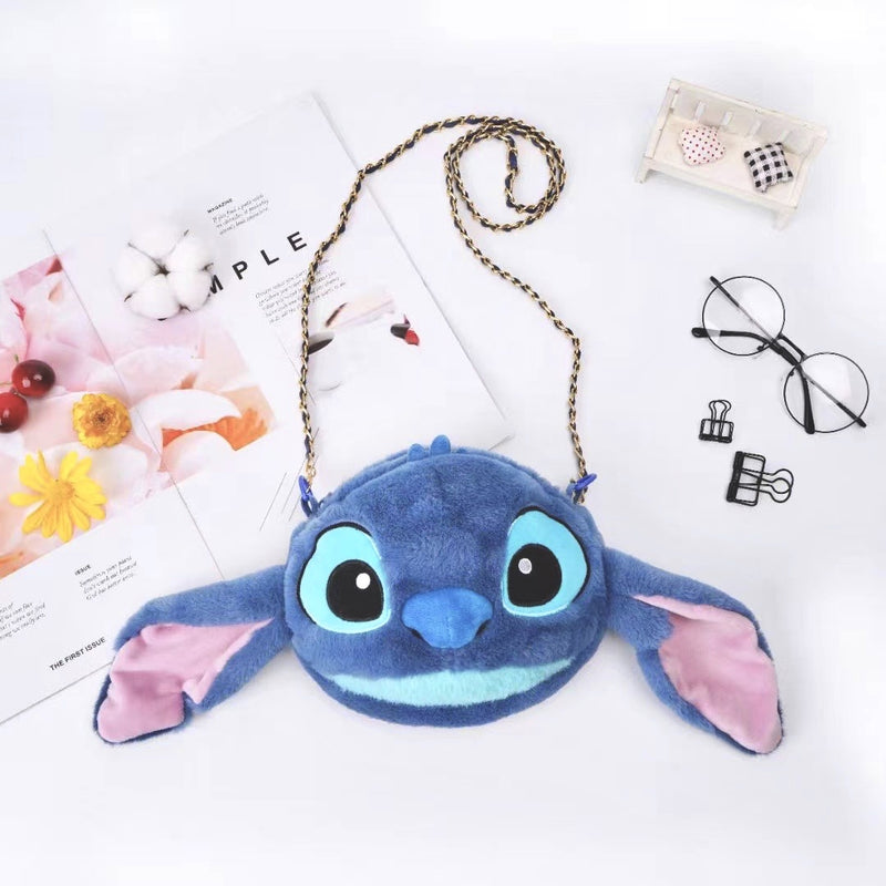 Lilo & Stitch - Stitch Plush Crossbody Chain Bag
