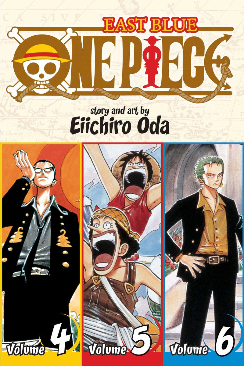 Manga - One Piece (Omnibus Edition), Vol. 4, 5 & 6