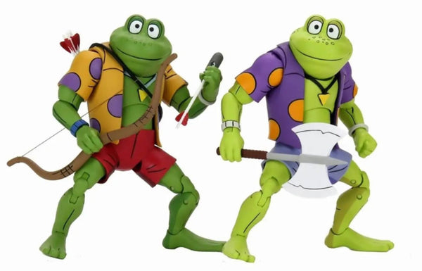 Teenage Mutant Ninja Turtles - Genghis & Rasputin Frog 7" Action Figure 2-pack