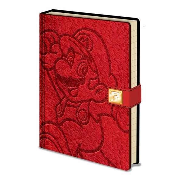 Super Mario - Red Premium A5 Notebook
