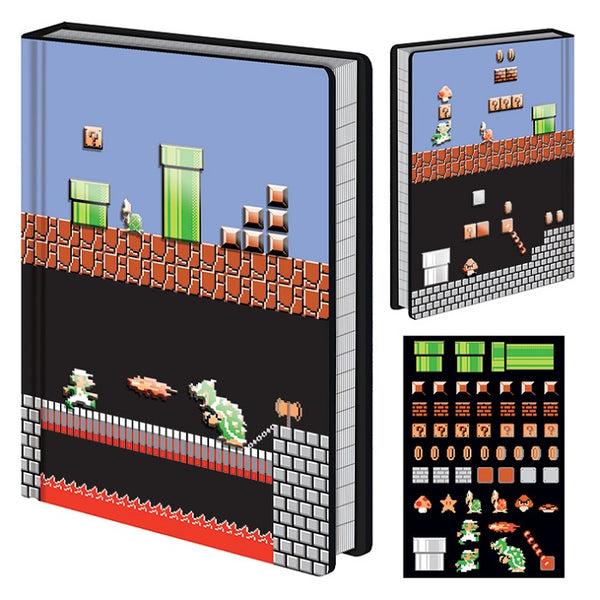 Super Mario Bros - Level Builder Magnetic Notebook