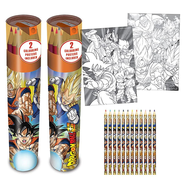 Dragon Ball Super - Colouring Pencil Tube Set