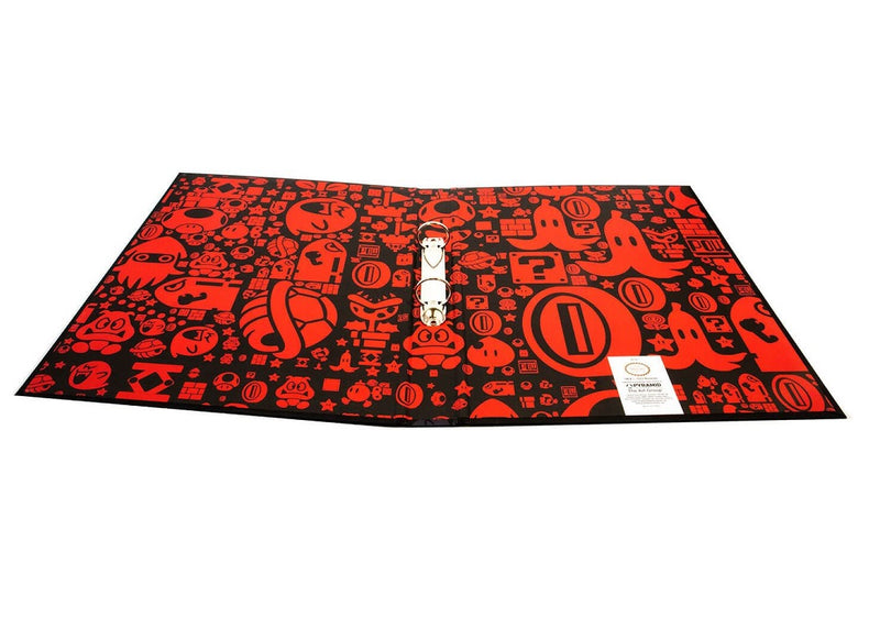 Super Mario - 4 Colour Ring Binder Folder