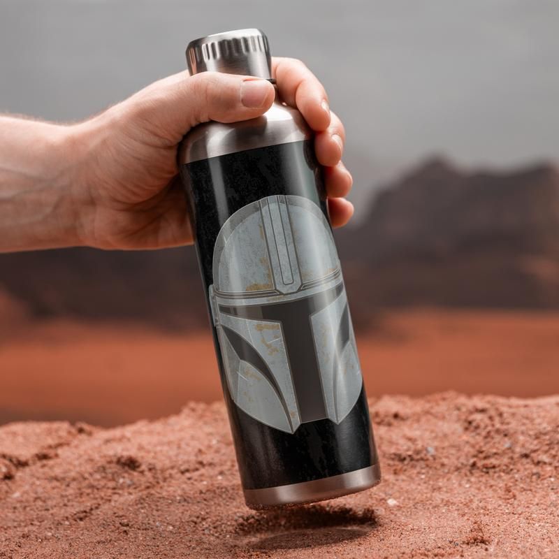 Star Wars: The Mandalorian - Mando Metal Water Bottle