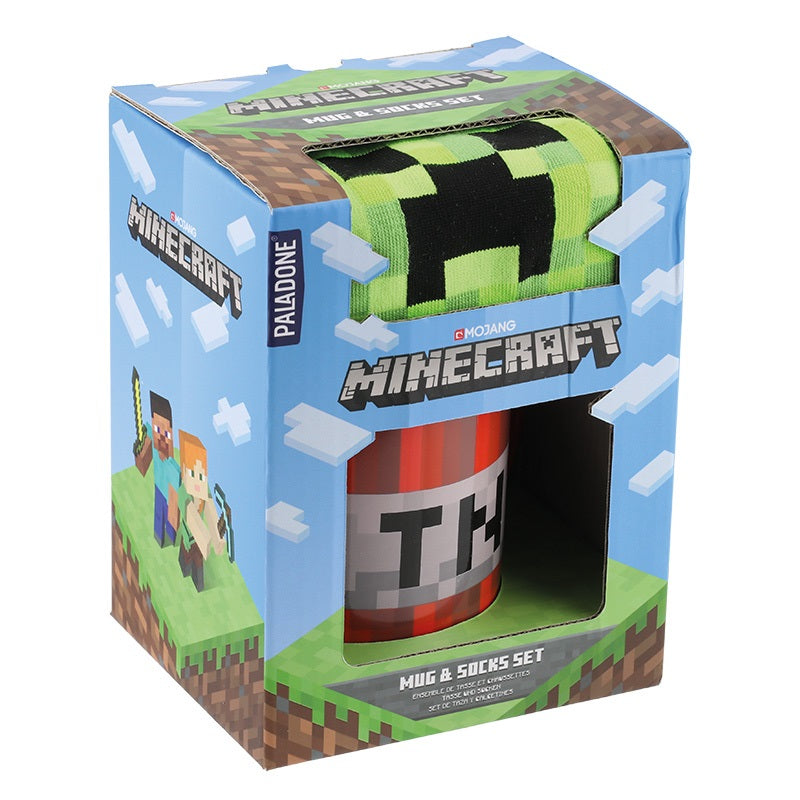 Minecraft - Creeper Mug & Socks Gift Set