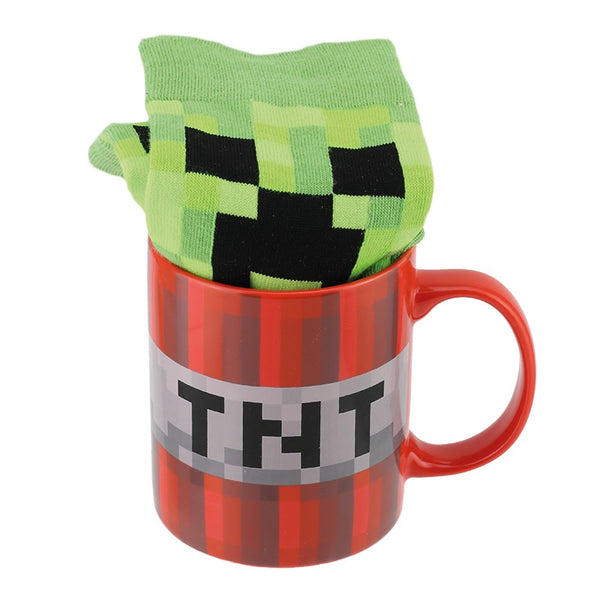 Minecraft - Creeper Mug & Socks Gift Set