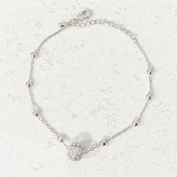 Disco Ball Bracelet - Silver