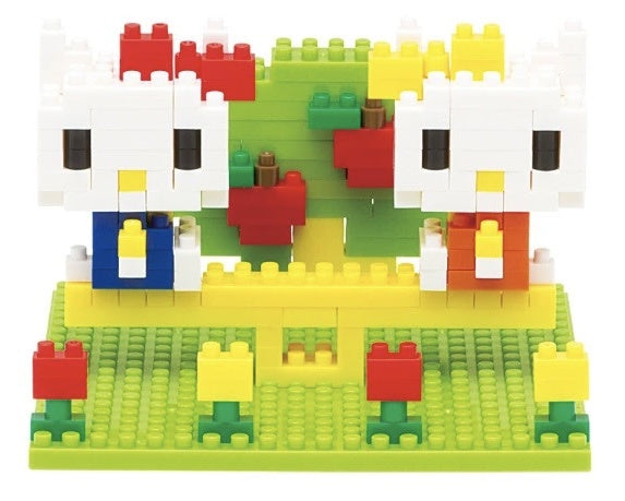 Hello Kitty & Mimmy Nakayoshi Park Nanoblock