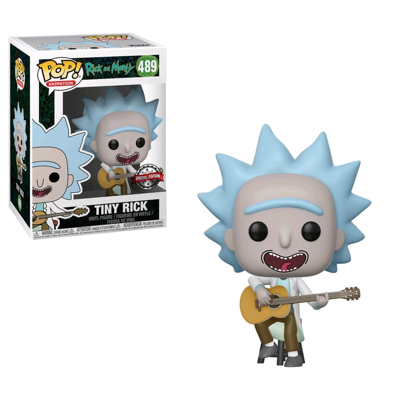 Rick and Morty - Tiny Rick with Guitar US Exclusive Pop! Vinyl