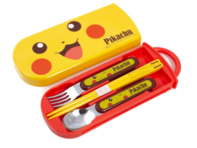 Pikachu Slide Cutlery Trio Set | Face