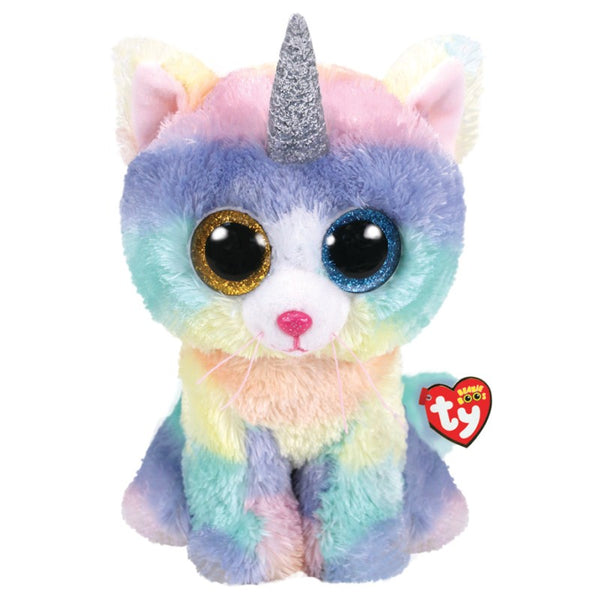 Beanie Boo Large Heather Cat W Horn