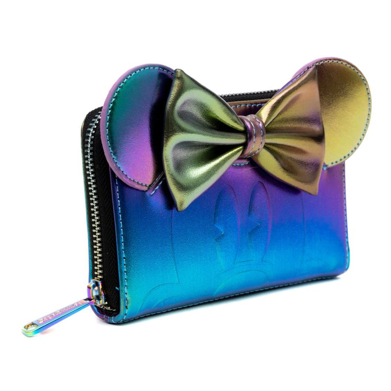 Disney - Minnie Mouse Oil Slick Iridescent Wallet Purse [RS]