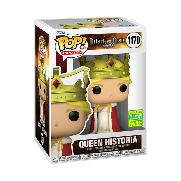 Attack on Titan - Queen Historia Pop! Vinyl SDCC 2022 RS