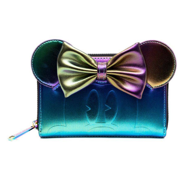 Disney - Minnie Mouse Oil Slick Iridescent Wallet Purse [RS]