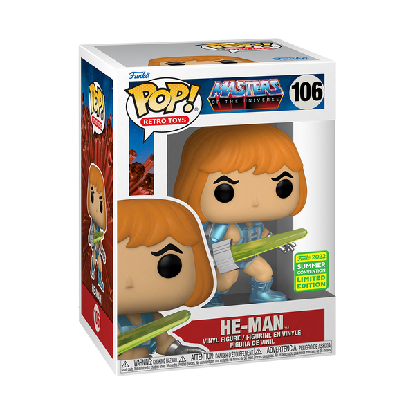 Masters of the Universe - He-Man Laser Power Pop! Vinyl SDCC 2022 RS