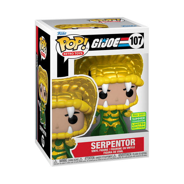 G.I. Joe - Serpentor Pop! Vinyl SDCC 2022 RS