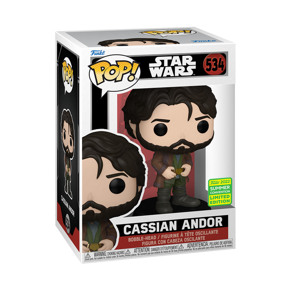 Star Wars: Andor - Cassian Andor Pop! Vinyl SDCC 2022 RS