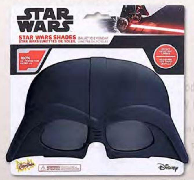 Big Characters Darth Vader Sun-Staches