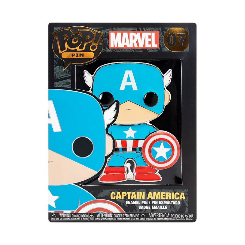 Captain America - Captain America 4" Pop! Enamel Pin