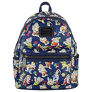 Snow White and the Seven Dwarfs - Floral Watercolour AOP Mini Backpack