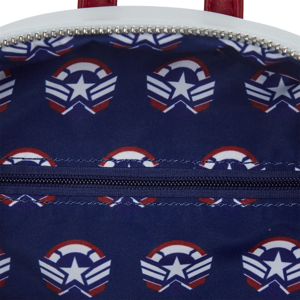 Winter soldier loungefly mini backpack best sale