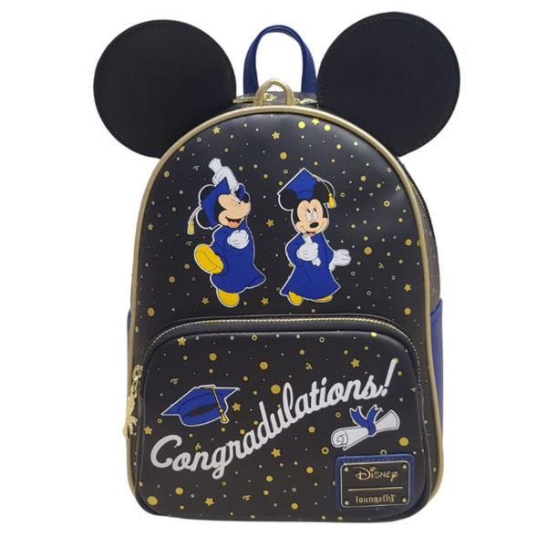 Disney - Mickey & Minnie Graduation Mini Backpack