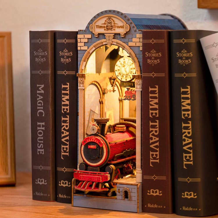 Robotime Rolife DIY Book Nook Time Travel