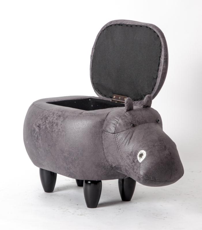 Hippopotamus Footstool (ottoman)(HLD/HIPPO)