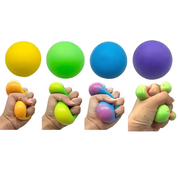 Squish Slow Rise Neon Balls 6cm assorted