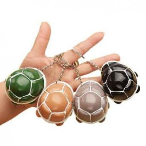 Tortoise Popper Fidget Toy Keychain assorted